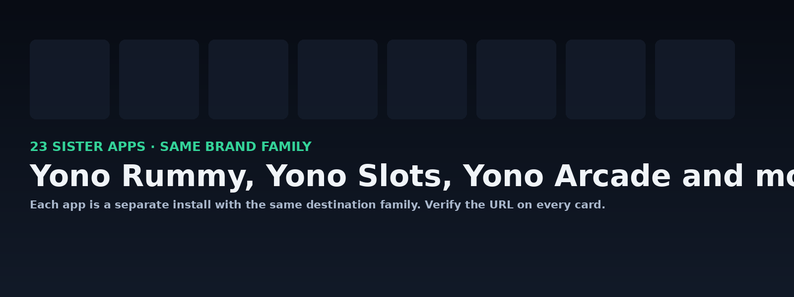 YONO collection banner